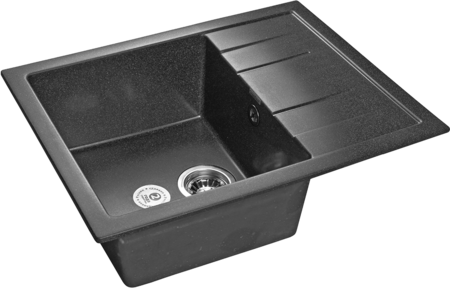 Кухонная мойка GranFest Quadro 650L, Q-650L графит